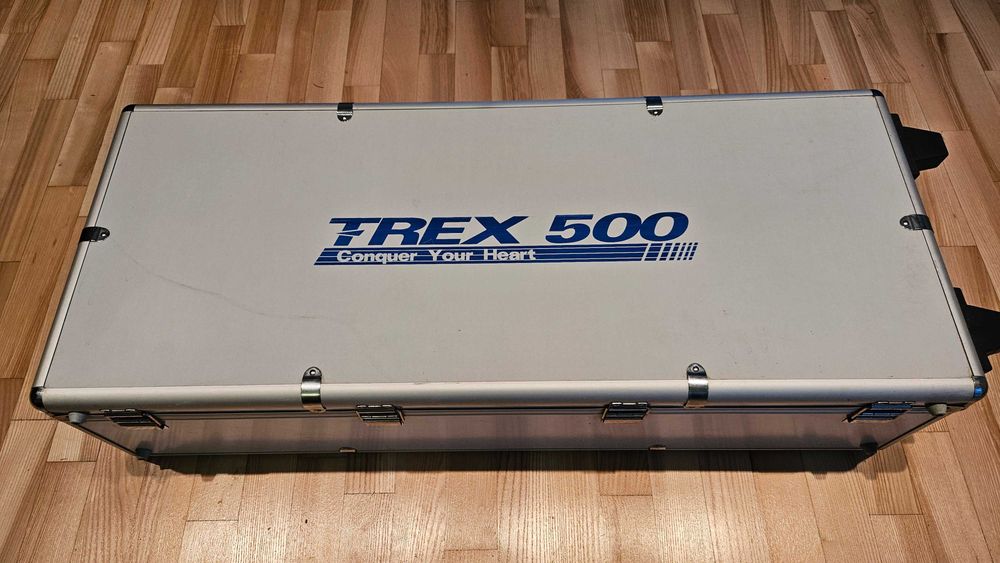 Sprzedam duży śmigłowiec elektryczny T-Rex 500 ESP z walizką