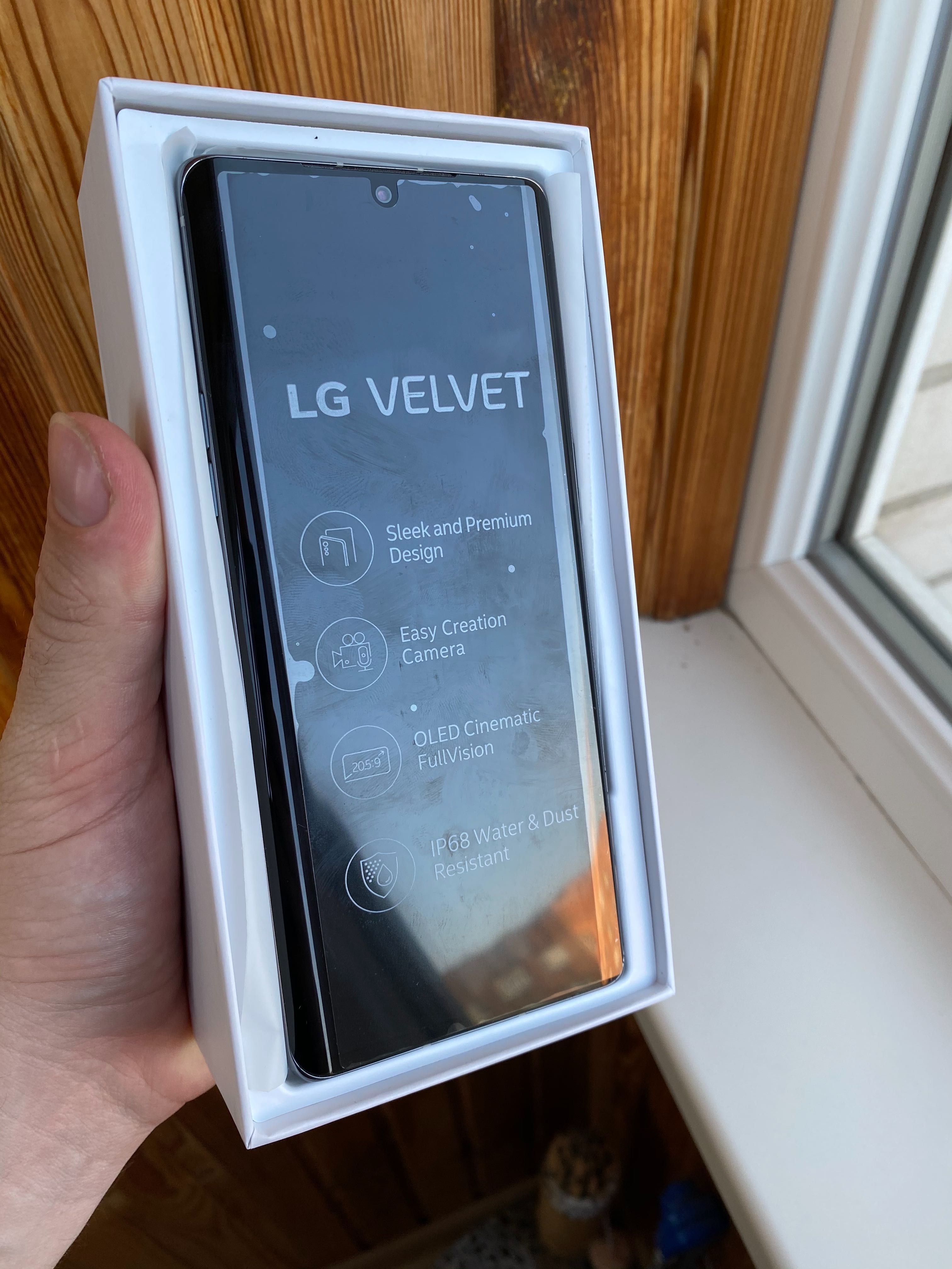 Новый LG G9 Velvet 5G оригинал 6/128 гб!