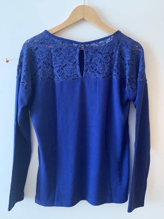 Camisola azul cobalto