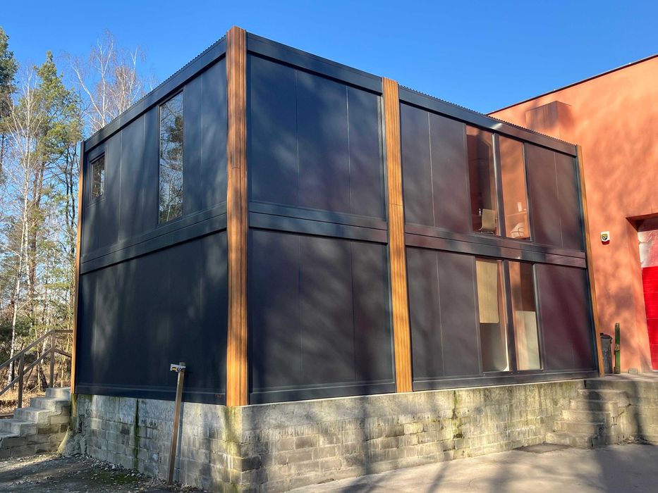 Pawilon kontener mocny biuro domek  fryzjer komis producent