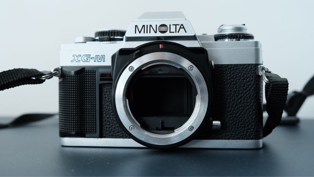 Minolta xg-m та обʼєктив minolta md rokkor 50mm f1.7