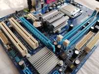 Материнская плата GIGABYTE 775s со встроенным видео