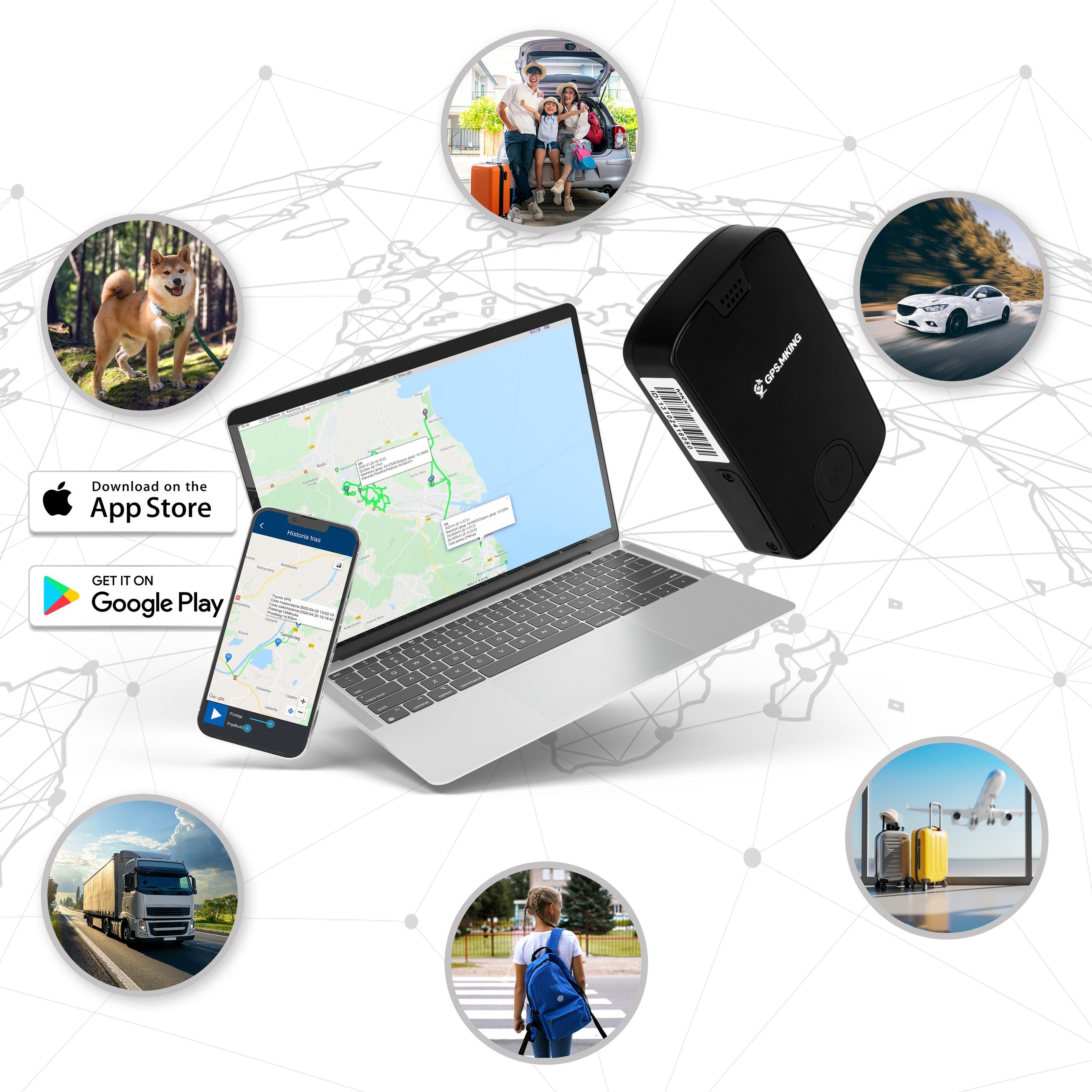 Lokalizator GPS 70 DNI 2G+4G magnes śledzenie podsłuch  MKX59