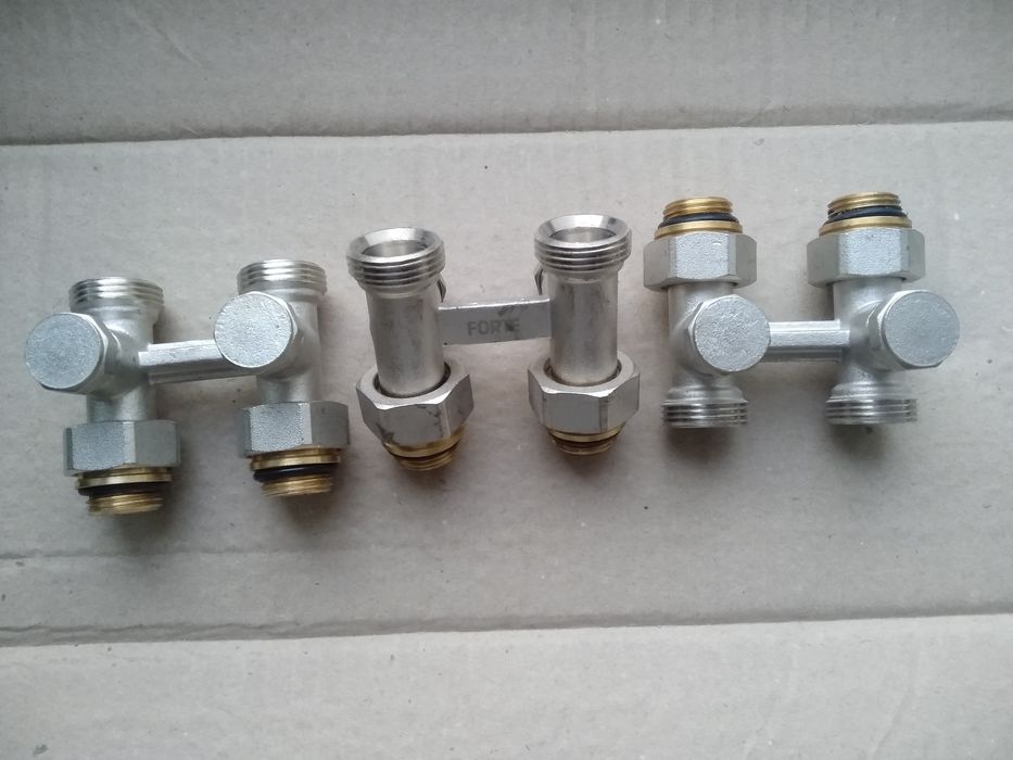 Кран буксовий прямий SD Forte 3/4"x1/2" для сталевих радіаторів