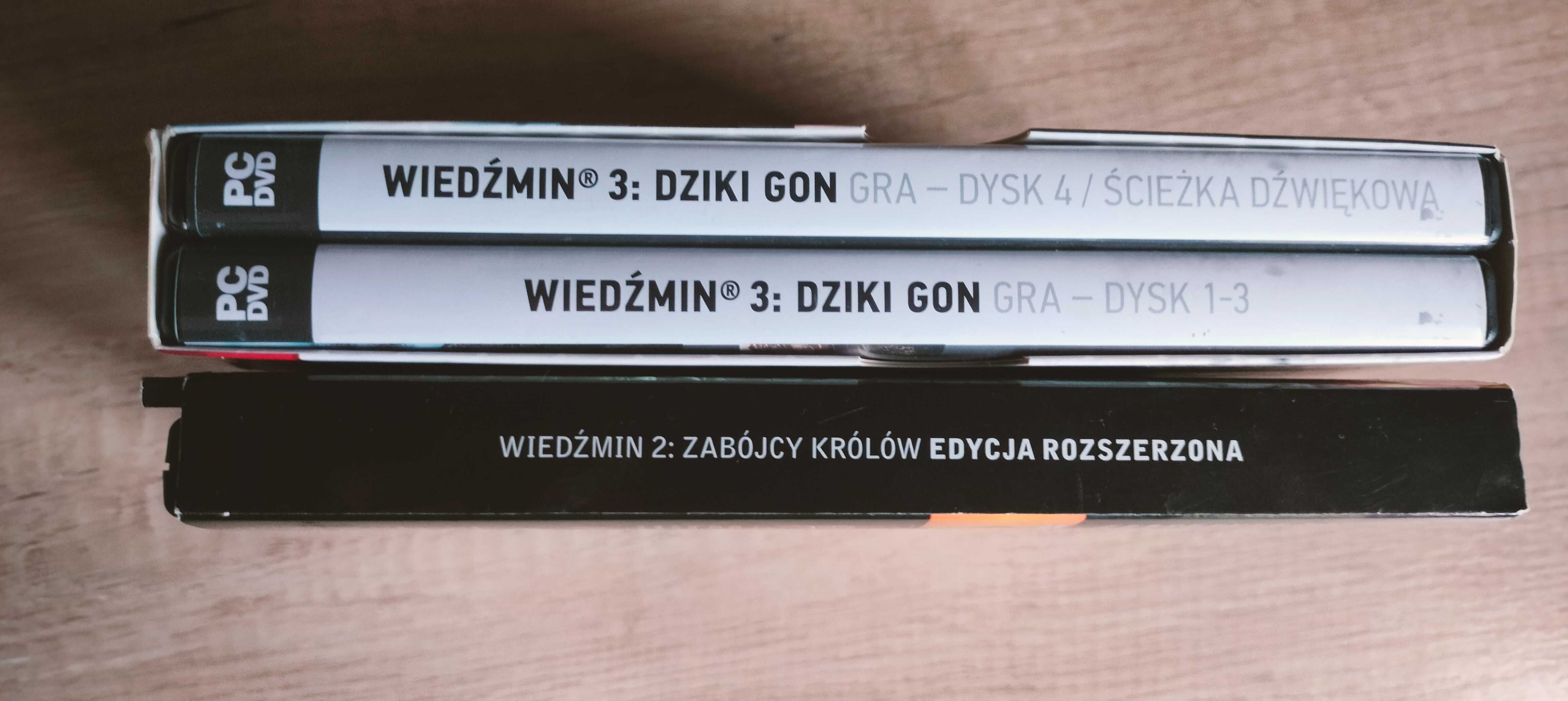 Gra Wiedźmin 3 Dziki Gon i Wiedźmin 2 Zabójcy Królów! Stan idealny!