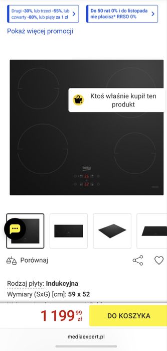 Płyta indukcyjna beko