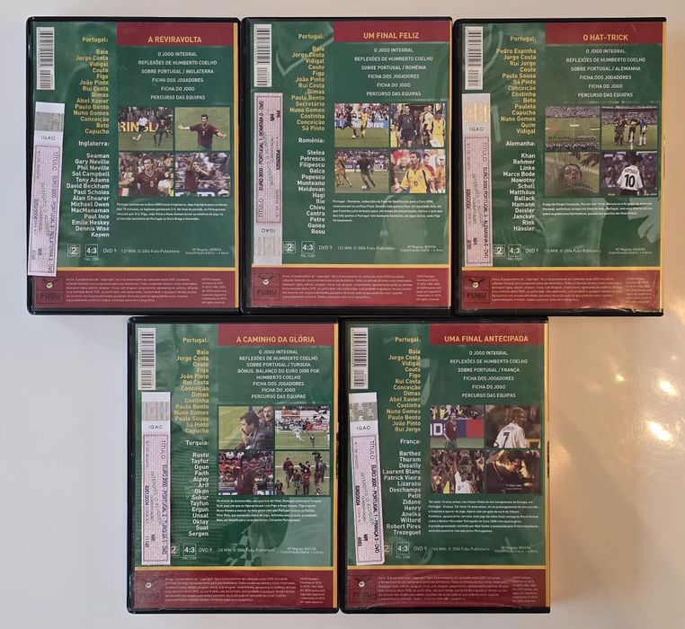 Coleção DVD Portugal Euro 2000