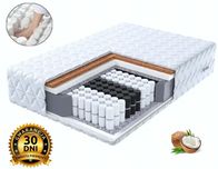 Materac Kieszeniowy sprężynowy 160x200 Kokos PREMIUM 24cm Pocket H3/H4