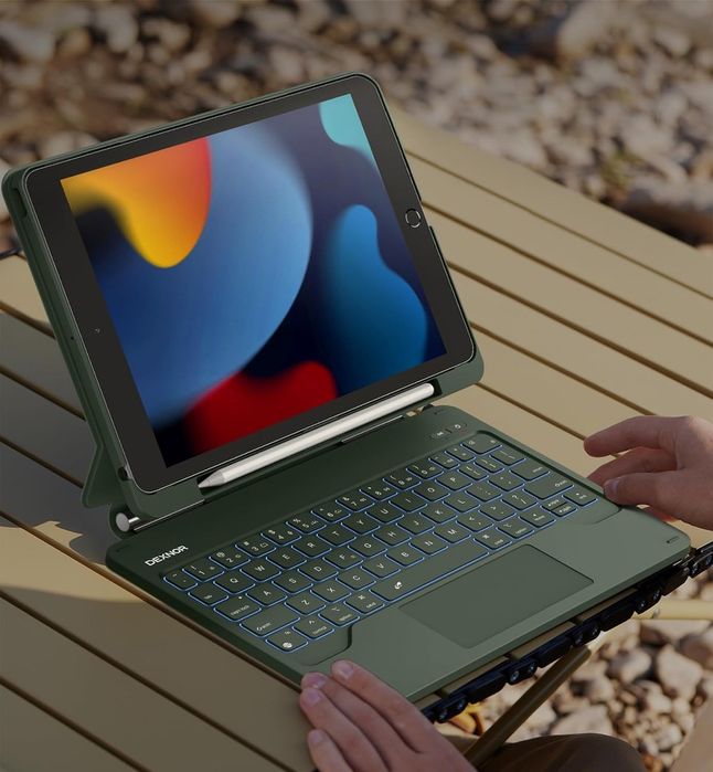 Чохол-клавіатура Dexnor для iPad 10,2 дюйма (9/8/7-го покоління)