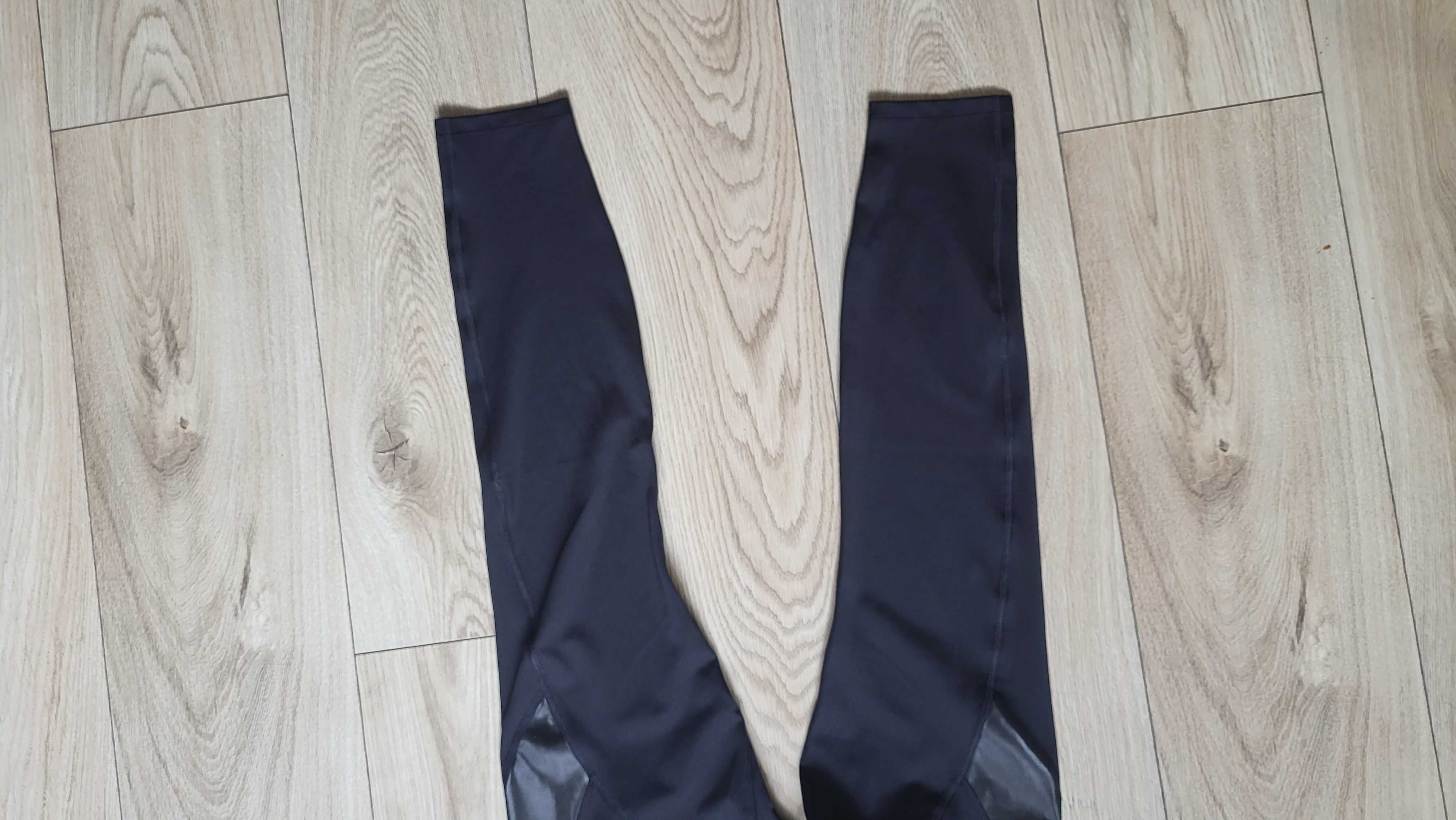 Asics kasane 7/8 tight performance black running legginsy getry s,xs