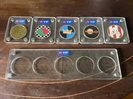 Lego VIP Coins e Expositor