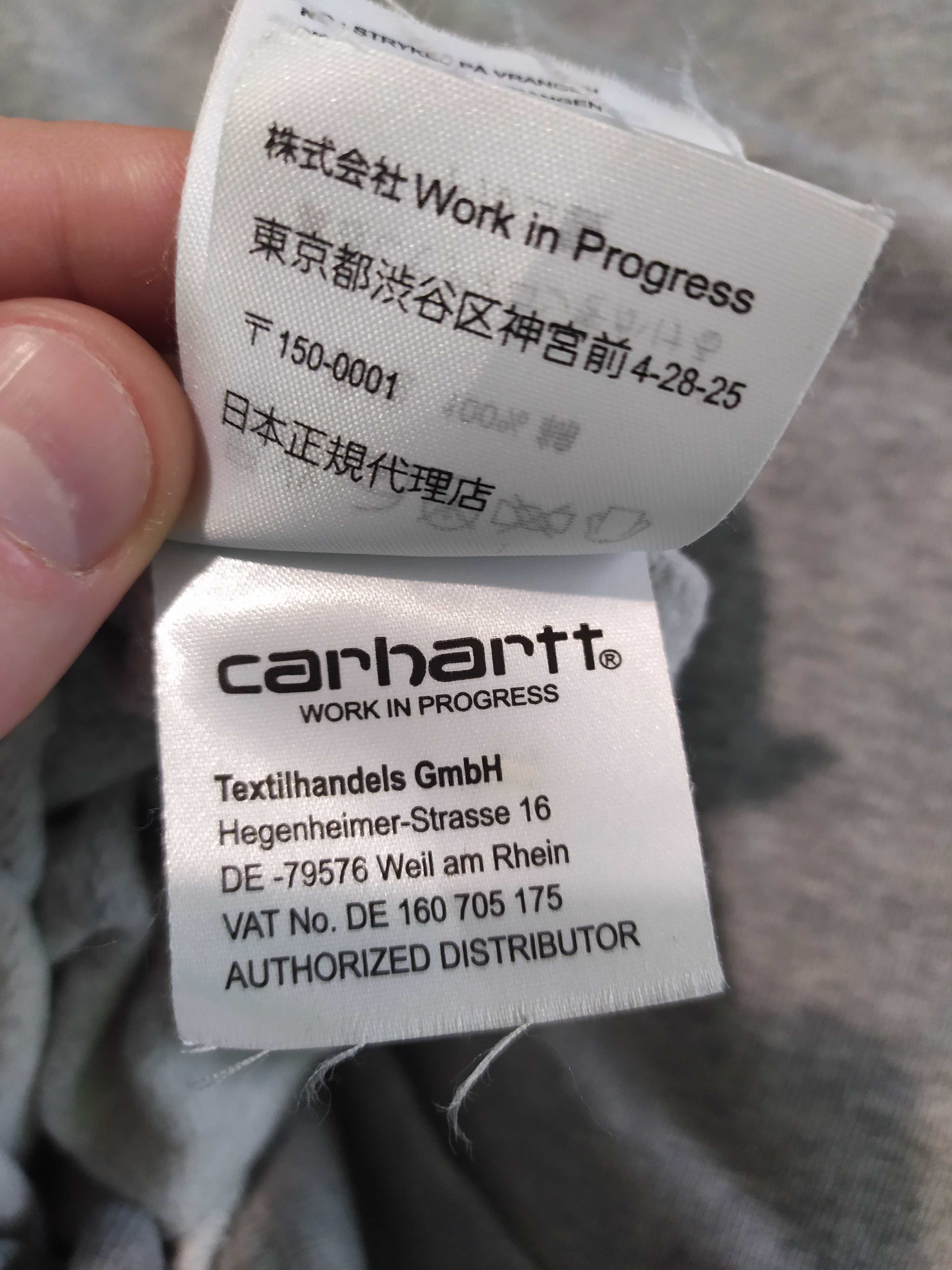 Вінтажний світшот Carhartt з великим логотипом CRHT, Розмір М-L