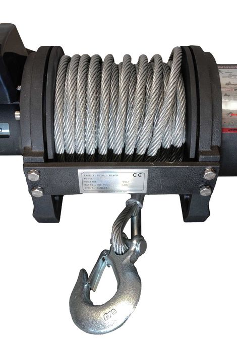 Wyciągarka elektryczna 25000 lbs 11,3 TON 24 V Runva LAWETA 4 X 4