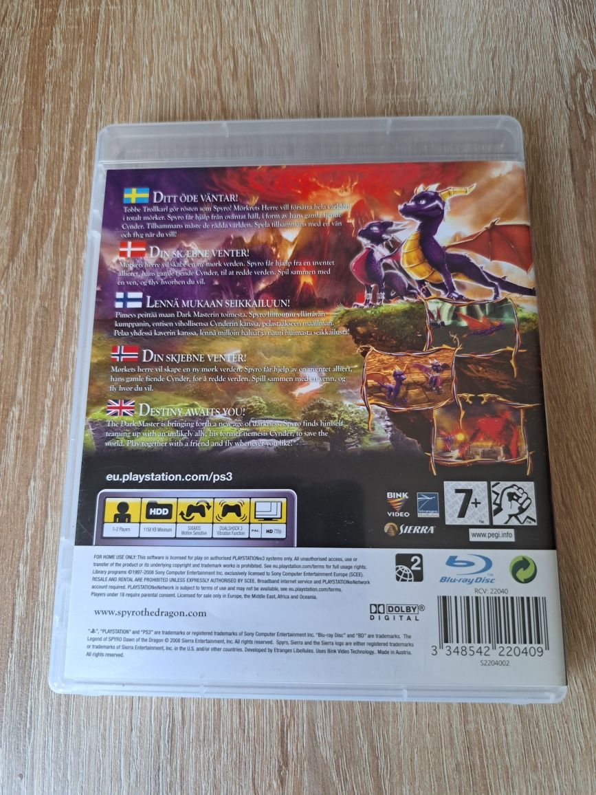 The Legend of Spyro Dawn of the Dragon Komplet 3xA Ideał Down