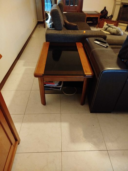 Conjunto de Mesas de centro Cerne vidradas