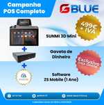 NOVO - POS Completo: Sunmi 3D Mini + Gaveta + ZS Mobile (1 Ano)