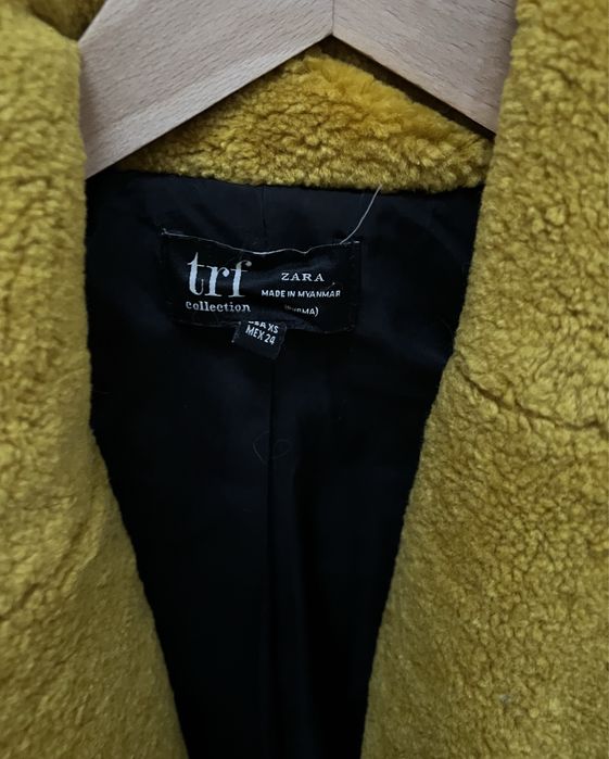 Єко шубка-мішка Жовта Zara trf