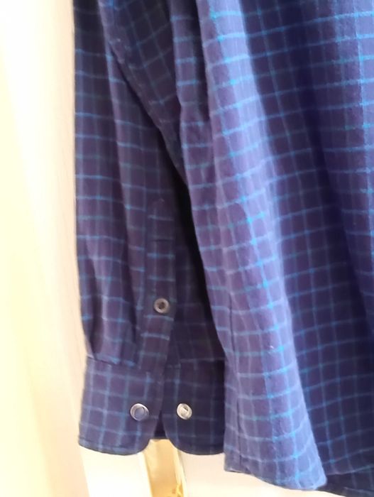 Męska , bawełniana koszula w kratkę - XL - bdb !!