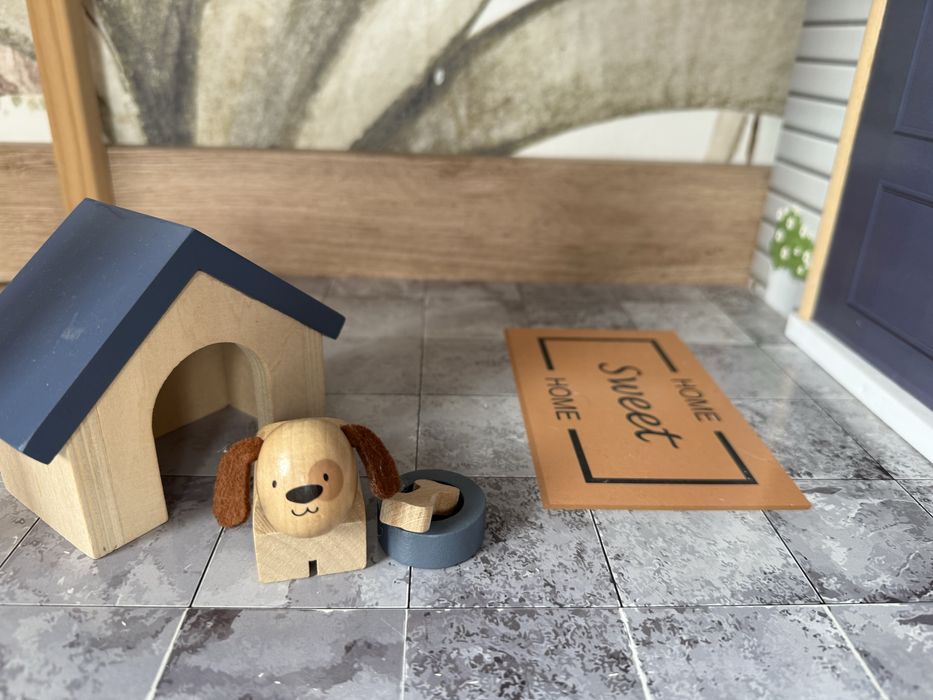 Duży Domek drewniany dla lalek , ecotoys, rezydencja maya
