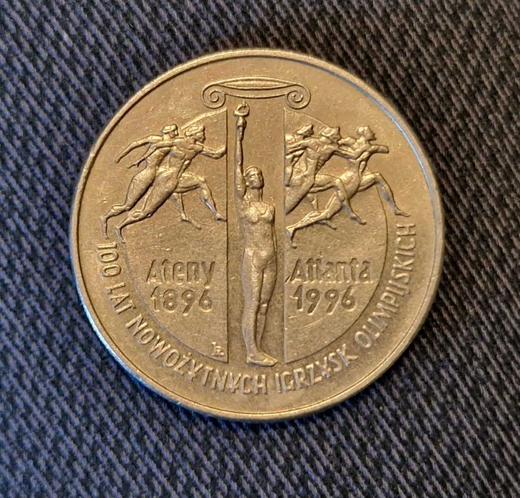 2zł 100 lat Nowożytnych Igrzysk Olimpijskich 1995 rok