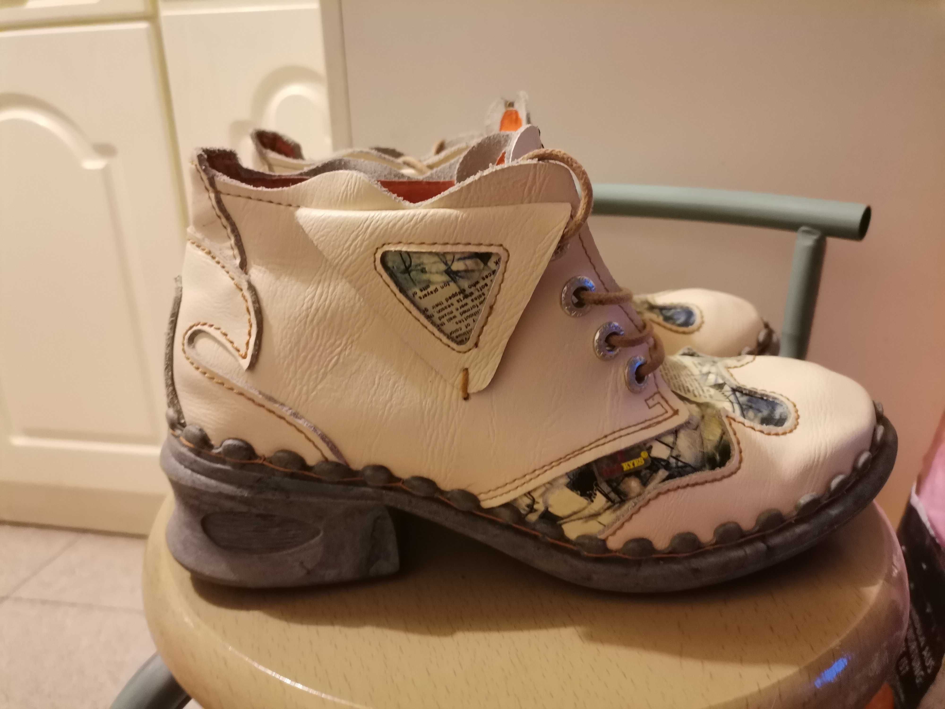 TMA - Buty skórzane damskie