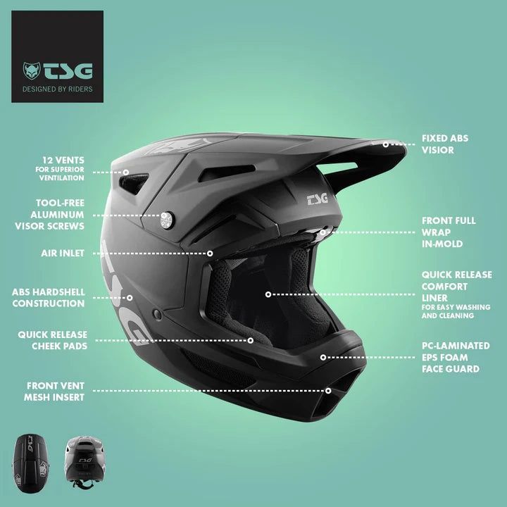 Nowy kask TSG SENTINEL. 58/59 leatt Fox bell