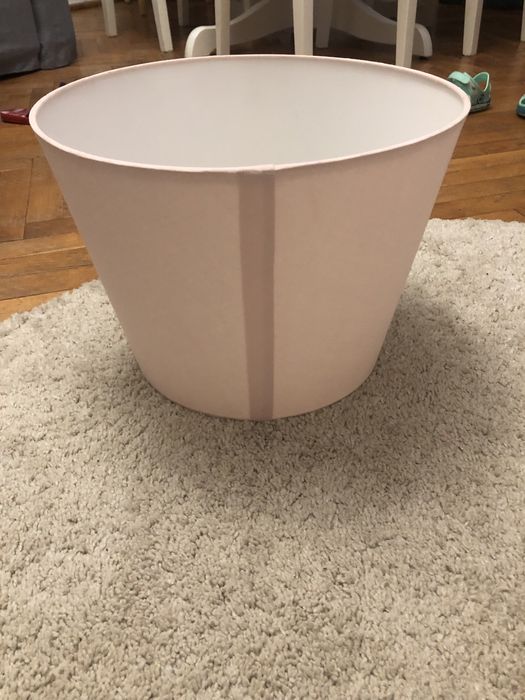 Abażur do lampy jasno różowy