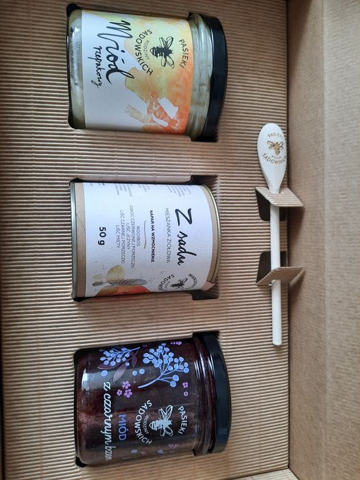 Miód i herbatka zestaw prezentowy