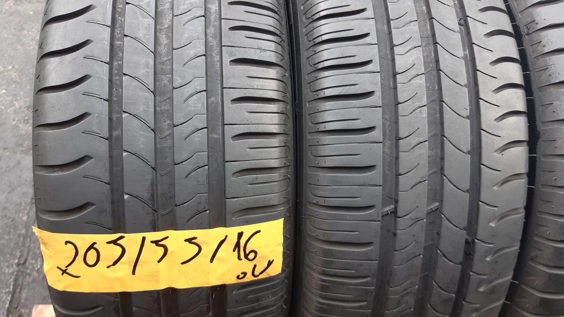 Opony Letnie 205"55"16".MICHELIN.7 mm.Cena 600 zł kpl-4 sztuki.