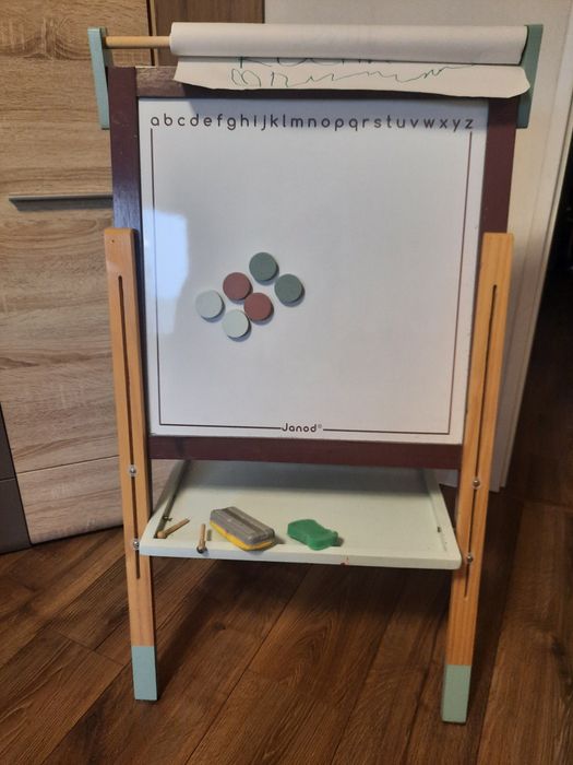 Janod tablica magnetyczna kredowa rolka do rysowania