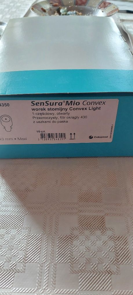 Worki do stomii sensura mio Convex Light jednoczęściowe otwarte