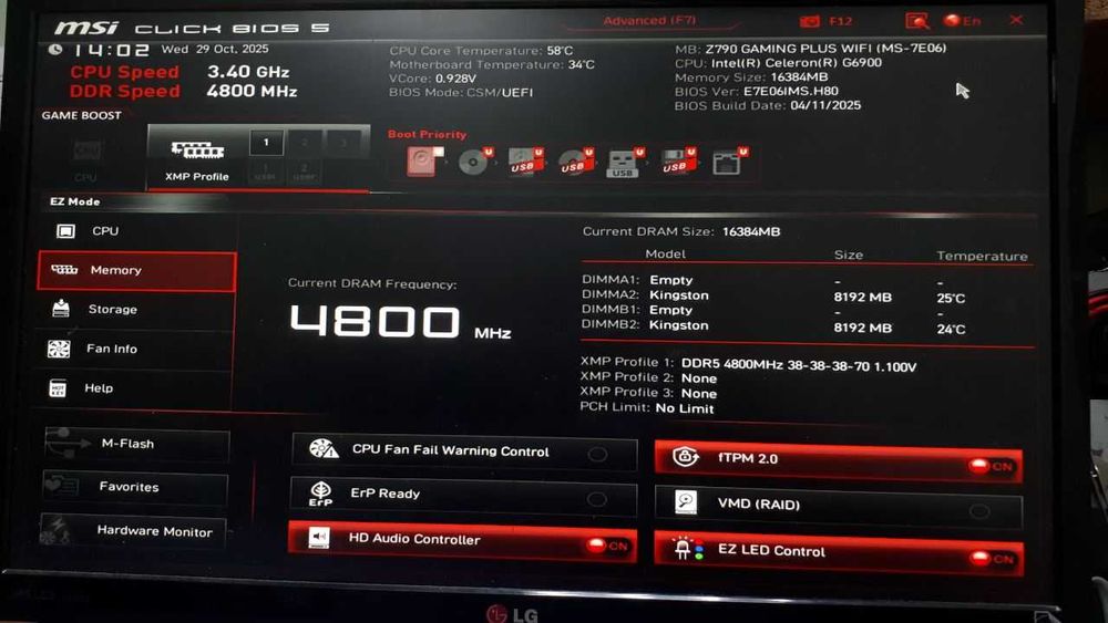 Материнська плата MSI Z790 Gaming Plus WIFI