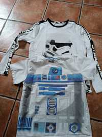 Koszulki 2 szt t-shirt bluzka Star Wars 158-164 H&M koszulka