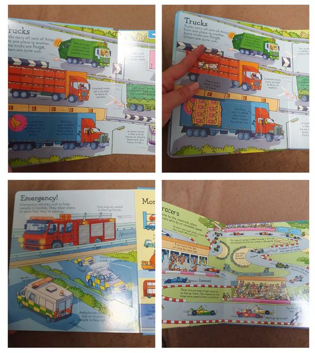 Книги англійською Usborne Look Inside / Imagine That﻿ з віконццями