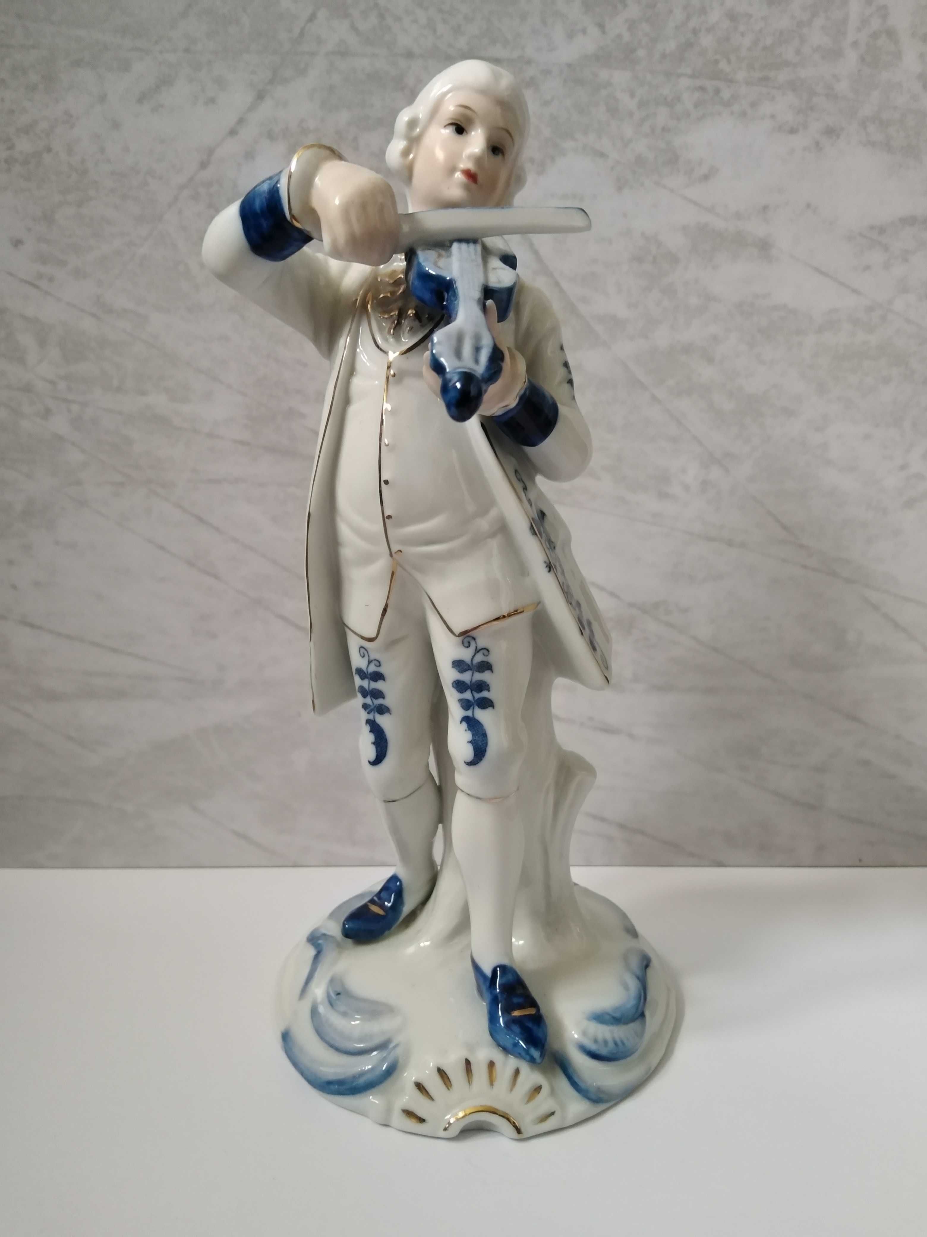 Stara Porcelana Figurka Skrzypce Niemcy