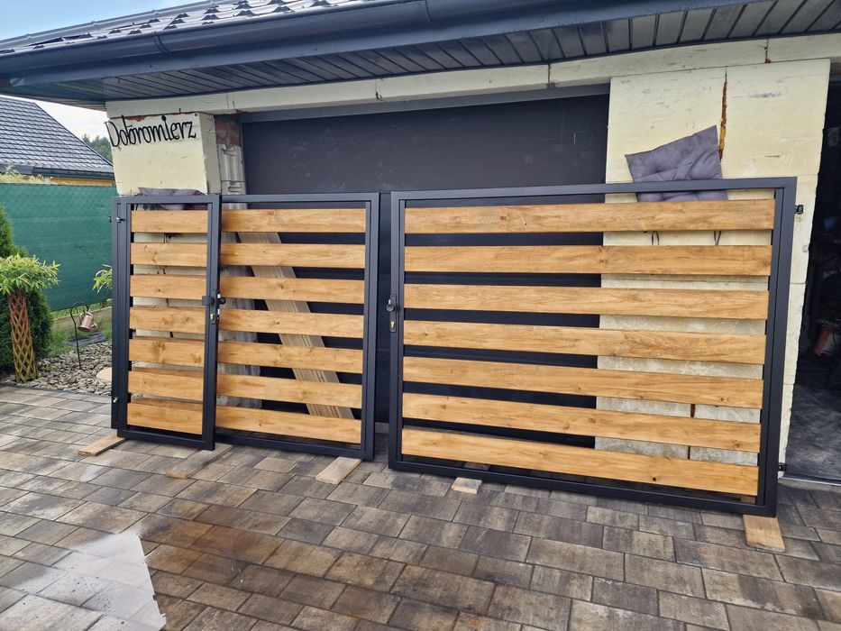 Brama z furtka nowe