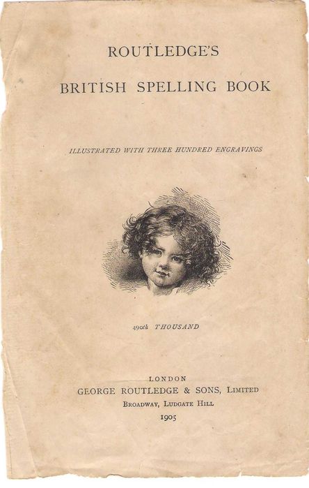 Livro antigo de 1905 - estudo do inglês