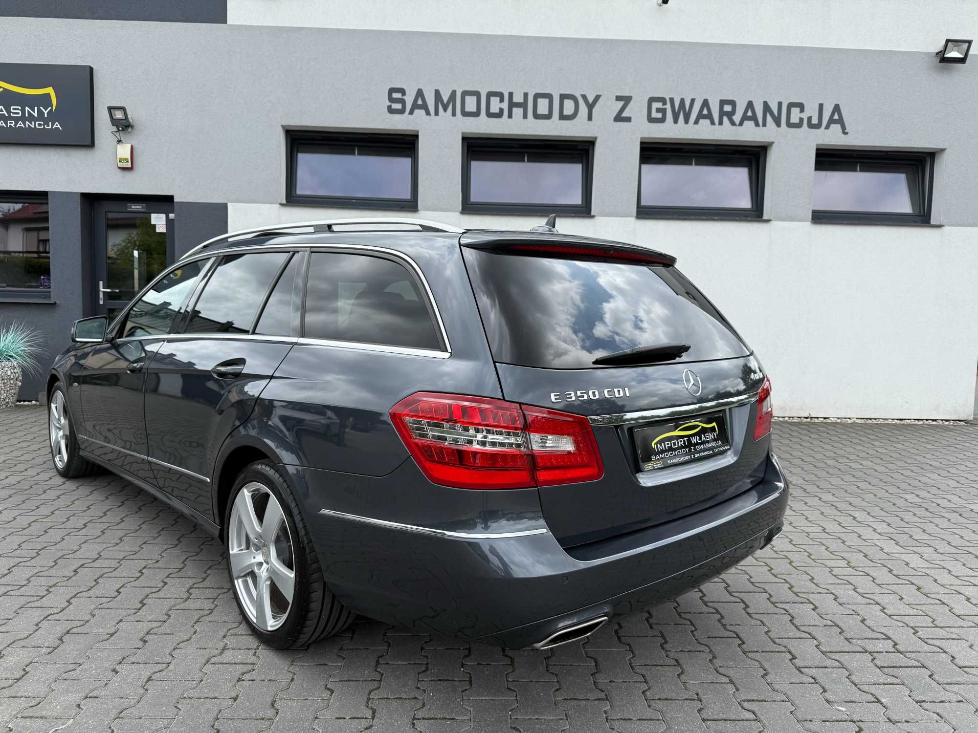 Mercedes E350 CDI 4MATIC 265KM Gwarancja  Serwis ASO Stan Idealny!