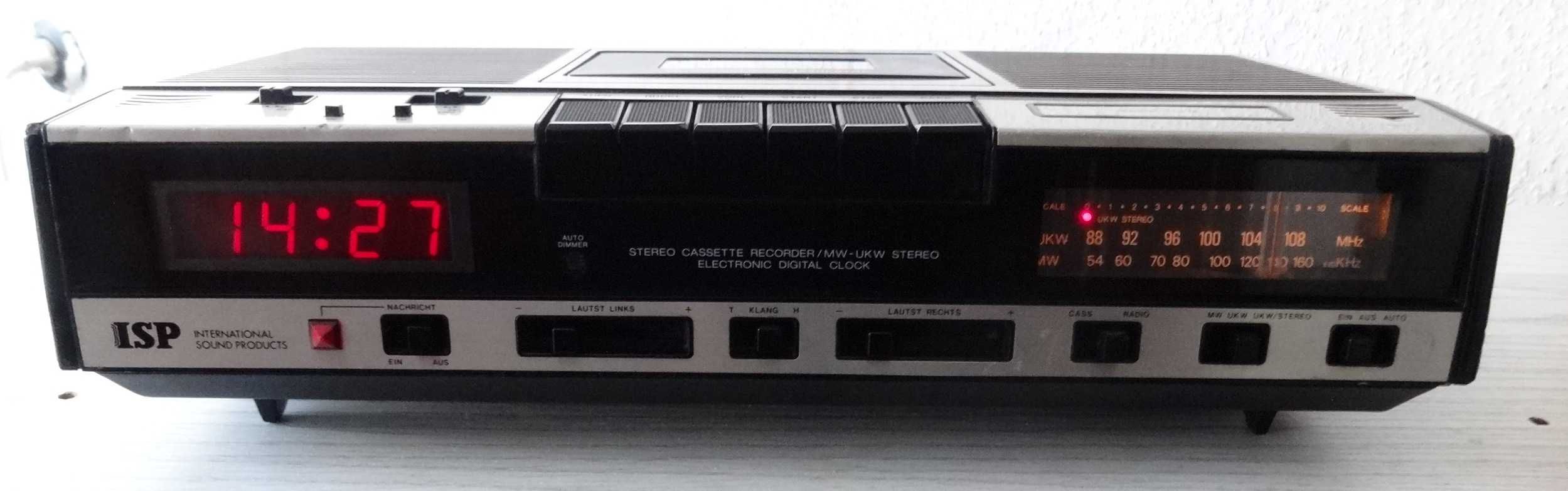Вінтажна стереомагнітола ISP SRC-621.