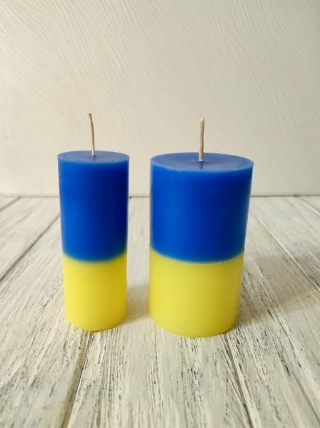 Свеча из парафина долгого горения Слава Україні!