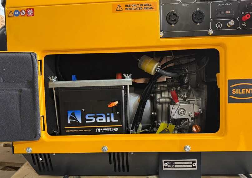 генератор дизельний Кipor 7000T у кожусі якісний тихий мідна обмотка