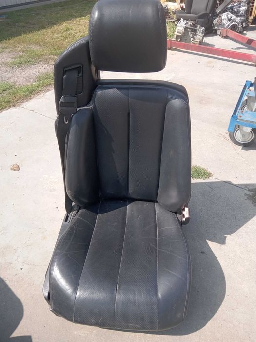 Fotel Prawy Pasażera Mercedes SL R129 Czarna Skóra