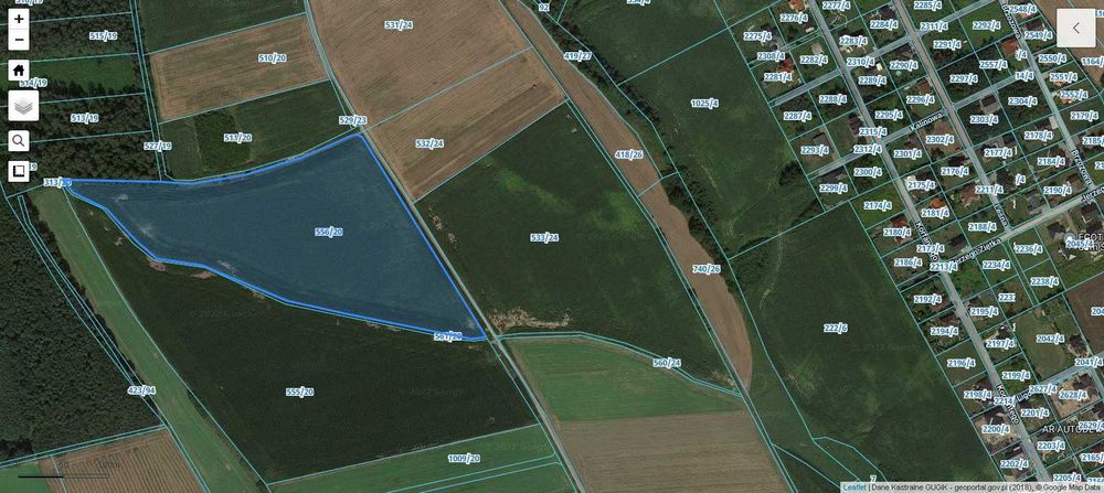 Zbrosławice działka rolna 3014 m2