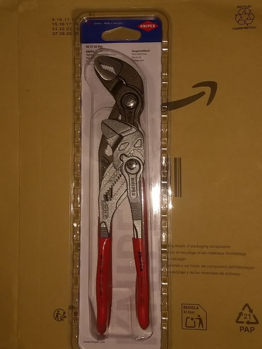 Zestaw kluczy knipex, cobra + klucz - nowe
