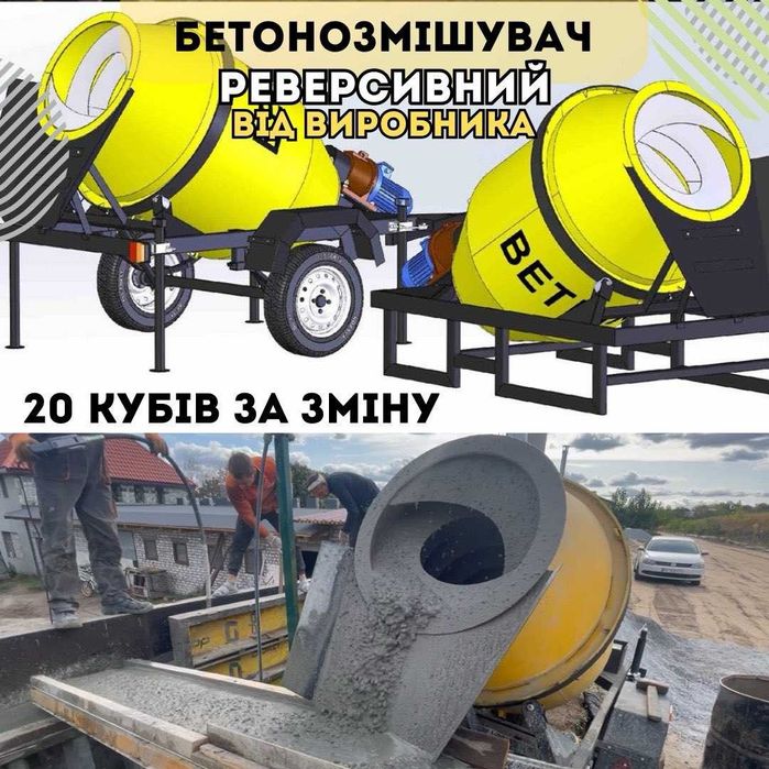Міксер бетонозмішувач
