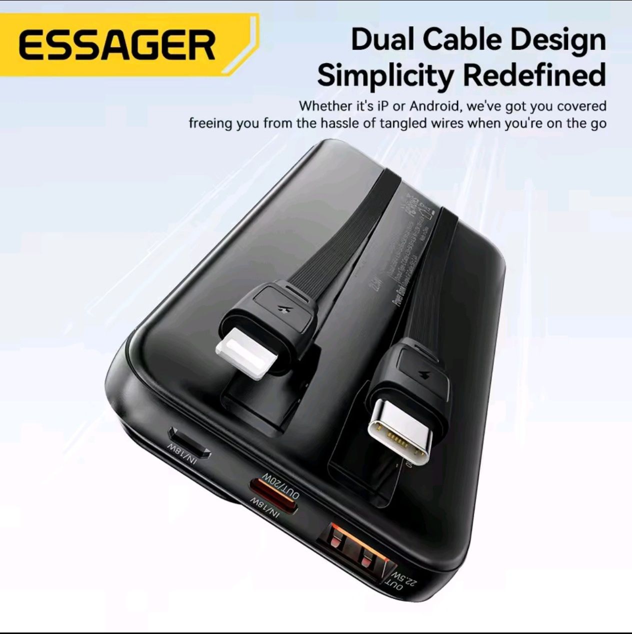 Пауэрбанк Essager 22,5 w 10000 mAh