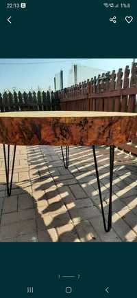 Stolik, stół, ława drzewo jesionowe
