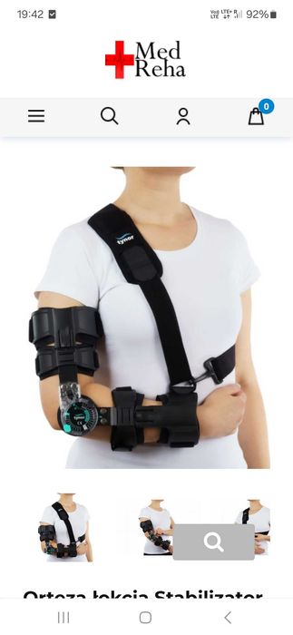 Orteza Łokcia,stabilizator z zegarem