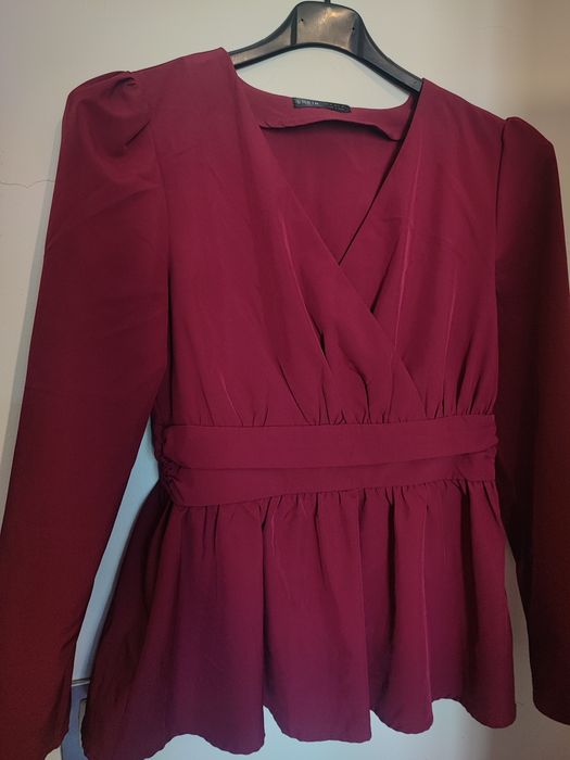 Tops de manga comprida tamanho XS. Peplum