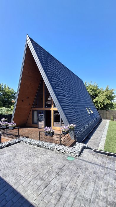 Еко-дім A-FRAME в Бучі - авторський проект з дизайнерським ремонтом!